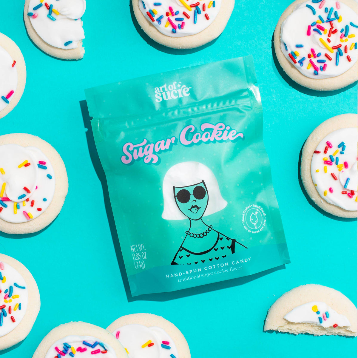 Sugar Cookie Flavoured Gourmet Cotton Candy