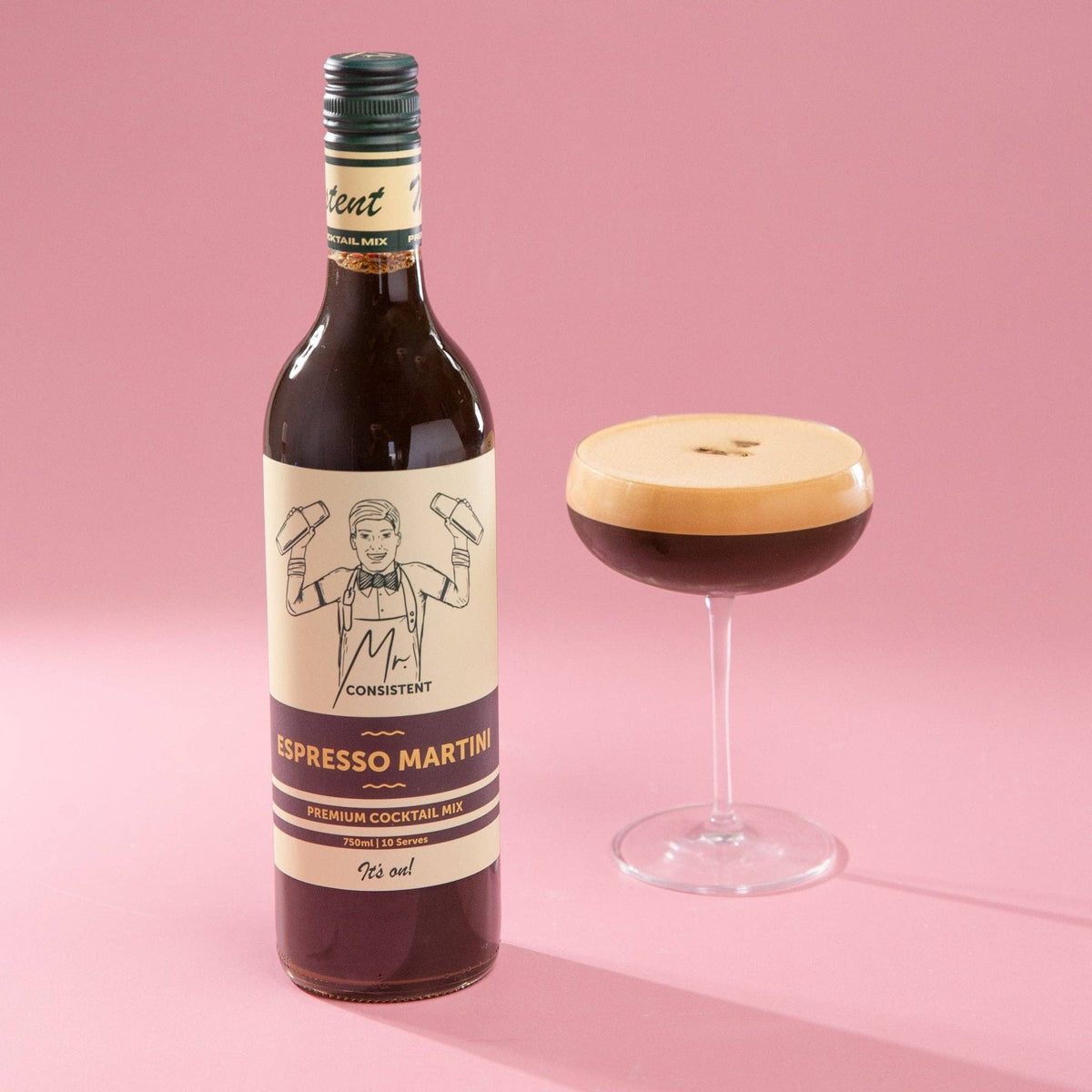Mr Consistent Espresso Martini Cocktail Mixer - 10 Serves