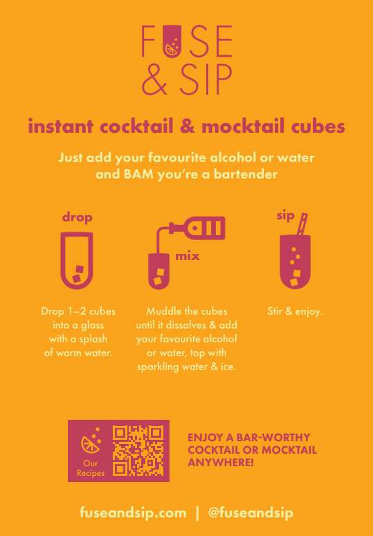 Sip Cosmo Fuse and Sip Cosmopolitan Instant Infusers – Bespoke Bottle Co